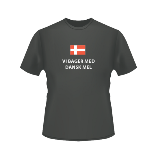 Dansk mel t-shirt str. M 